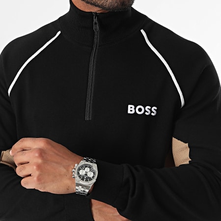 BOSS - Sudadera con cremallera Hydro X 50519377 Negro Beige