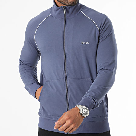 BOSS - Mix And Match Zip Sweat 50515307 Blu navy