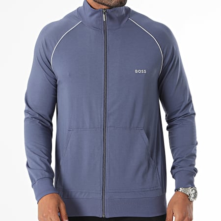 BOSS - Mix And Match Zip Sweat 50515307 Blu navy