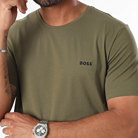 BOSS - Mix en Match T-shirt 50515312 Kaki groen