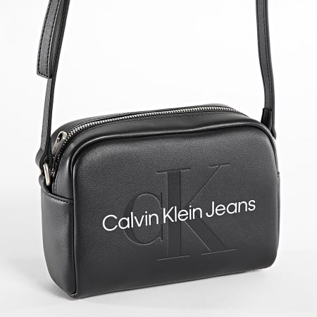 Calvin Klein - Bolso de mujer Sculpted Camera Bag18 Mono 2220 Negro