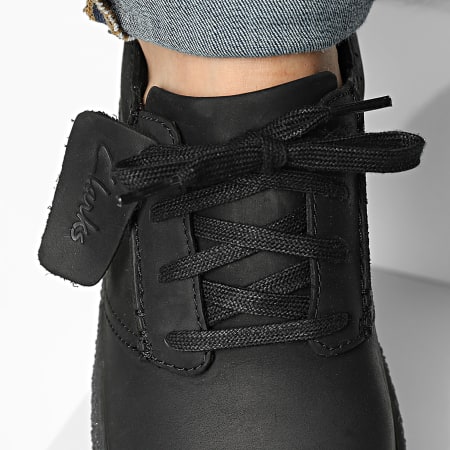 Clarks - Scarpe Streethill Lace in pelle nera