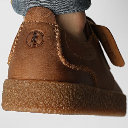 Clarks - Streethill Veterschoenen Donker Tan Lea