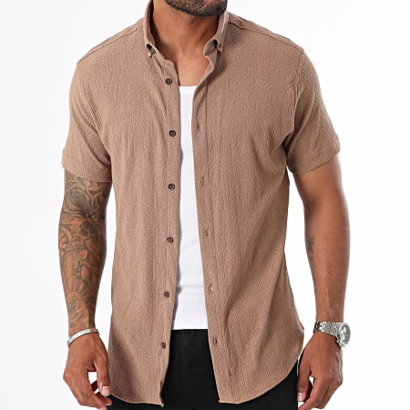 Classic Series - Chemise Manches Courtes Marron