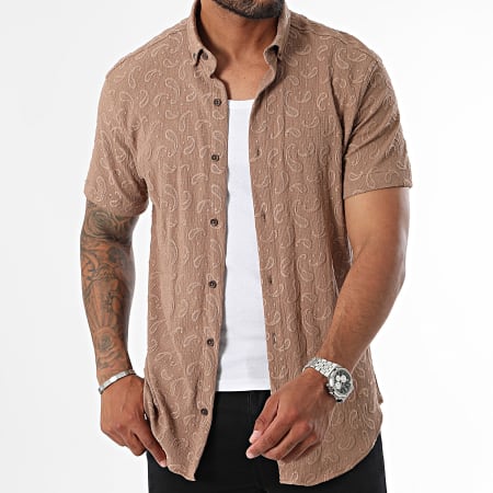 Classic Series - Chemise Manches Courtes Marron