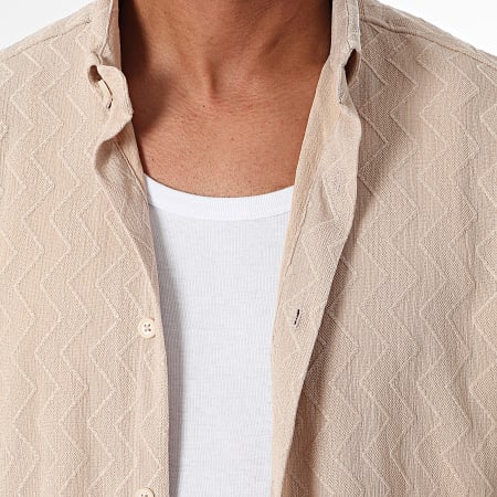 Classic Series - Camicia a maniche corte beige