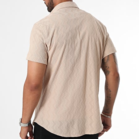 Classic Series - Beige shirt met korte mouwen