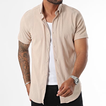 Classic Series - Beige shirt met korte mouwen