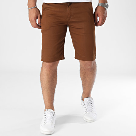 Pantalones cortos chinos Marron