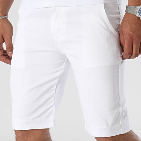 Classic Series - Pantalones cortos chinos blancos