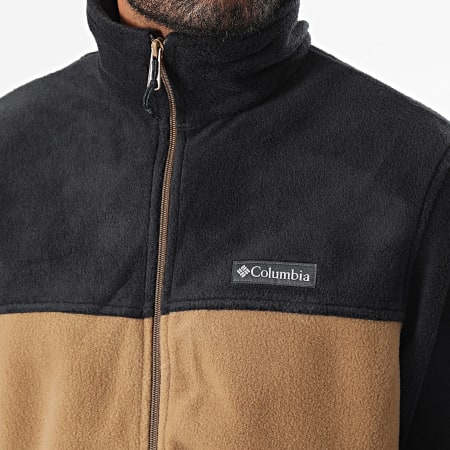 Columbia - Steens Mountain Giacca in pile con zip integrale 2.0 1476671 Cammello Nero