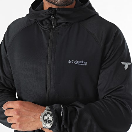 Columbia - Veste Zippée Capuche Triple Canyon Grid Fleece 2094973 Noir