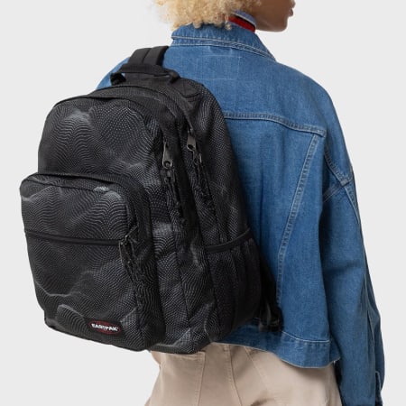 Eastpak - Morius Rugzak Zwart Zilver