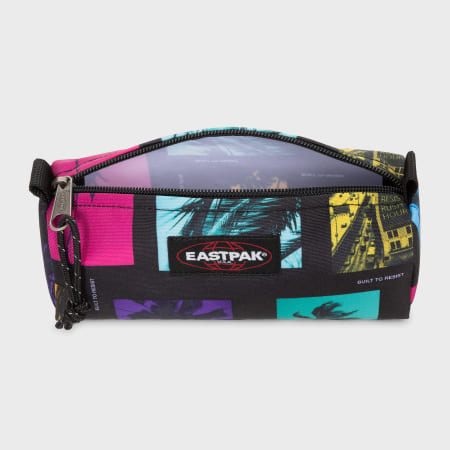 Eastpak - Trousse Benchmark Single Noir Bleu Roi Violet Jaune Bleu Clair