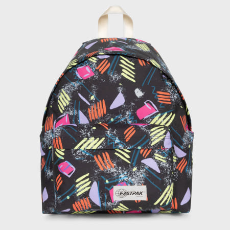 Eastpak - Mochila acolchada Negro Amarillo Naranja Morado Rosa