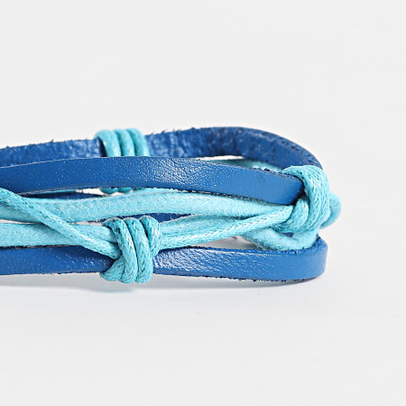 Frilivin - Lichtblauwe marine armband