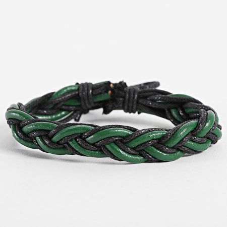 Frilivin - Pulsera Negro Verde Oscuro