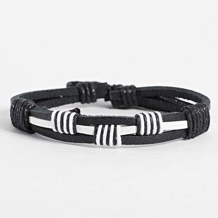 Frilivin - Pulsera Blanco Negro