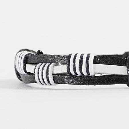 Frilivin - Pulsera Blanco Negro