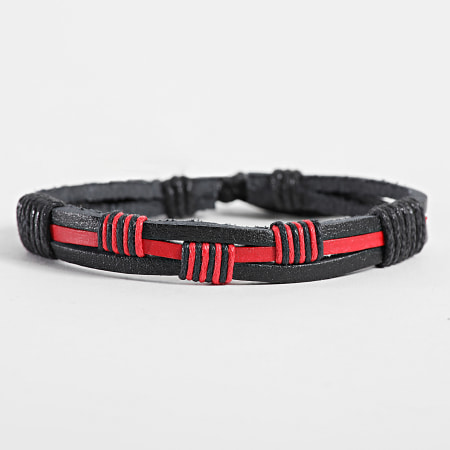 Frilivin - Pulsera Negro Rojo