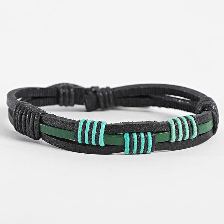 Frilivin - Bracciale nero verde