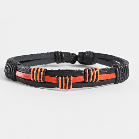 Frilivin - Zwart Oranje Armband