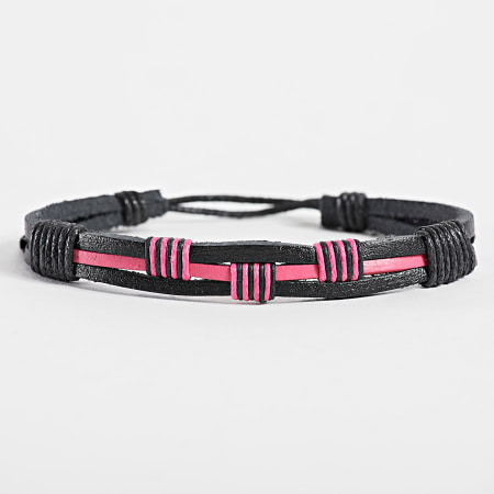 Frilivin - Zwart Roze Armband