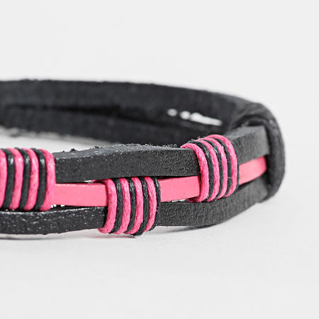 Frilivin - Pulsera rosa negra