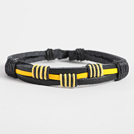 Frilivin - Pulsera Negro Amarillo