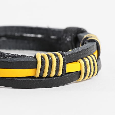 Frilivin - Bracciale nero giallo