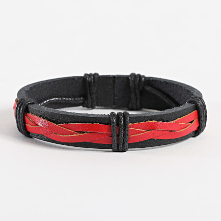 Frilivin - Pulsera Negro Rojo