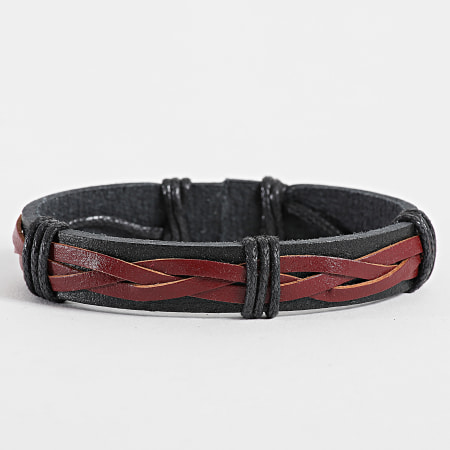 Frilivin - Bracciale nero bordeaux