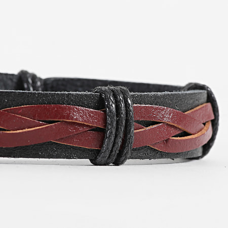 Frilivin - Bracciale nero bordeaux