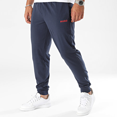 HUGO - Pantalones de chándal enlazados 50518684 Azul marino