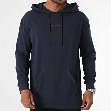 HUGO - Sweat Capuche Linked 50518693 Bleu Marine