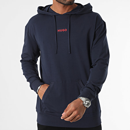 HUGO - Sweat Capuche Linked 50518693 Bleu Marine