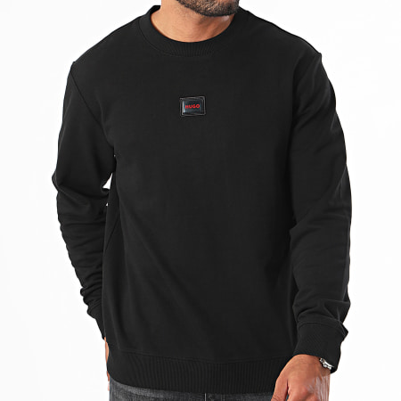 HUGO - Sudadera Diragol Gel Cuello Redondo 50528174 Negro