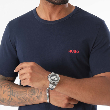 HUGO - Set van 3 T-shirts 50480088 marineblauw lichtgroen