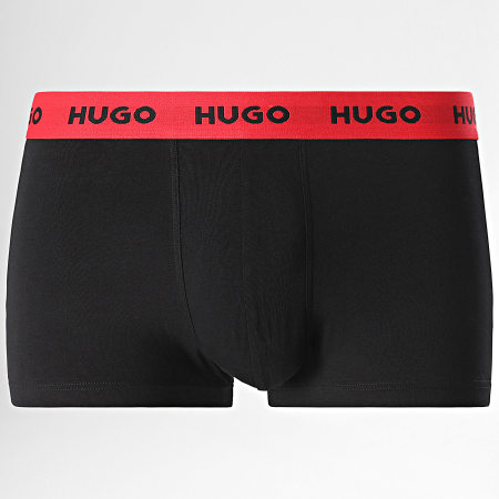 HUGO - Juego de 3 calzoncillos bóxer 50517878 Negro Beige Azul marino