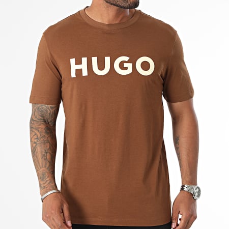 HUGO - T-shirts Dulivio 50467556 Bruin