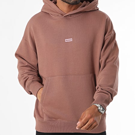 Hugo Blauw - Nazardo Hoodie 50510724 Bruin