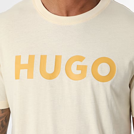 HUGO - T-shirt Dulivio 50467556 Giallo chiaro