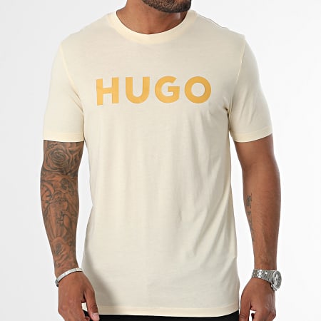 HUGO - T-shirt Dulivio 50467556 Giallo chiaro