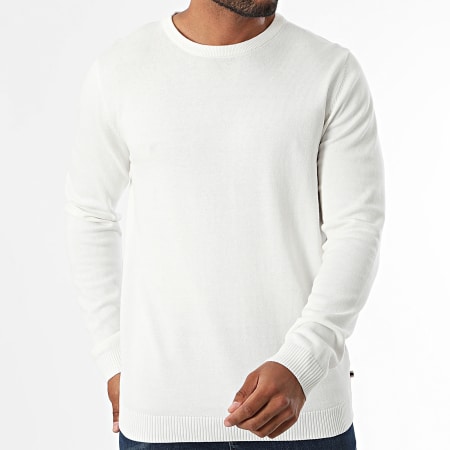 Jack And Jones - Maglione basic in maglia bianca