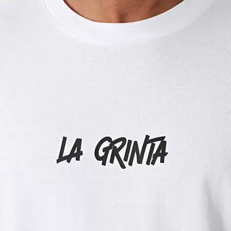 La Grinta - King Logo Oversize T-shirt Wit