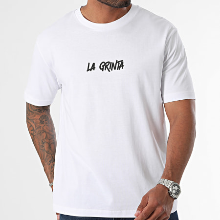 La Grinta - King Logo Oversize T-shirt Wit