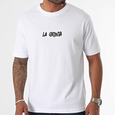 La Grinta - King Logo Oversize Tee Shirt Blanco