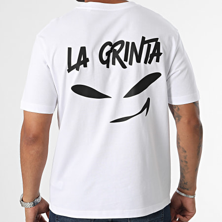 La Grinta - Camiseta blanca oversize con logotipo