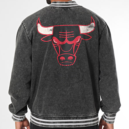 Mitchell and Ness - Chicago Bulls NBA Chaqueta OJBF6801 Gris Carbón