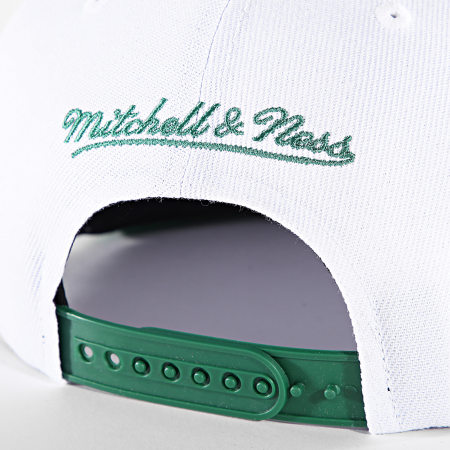 Mitchell and Ness - Casquette Snapback NBA Bigmouth Snapback Boston Celtics Blanc Vert